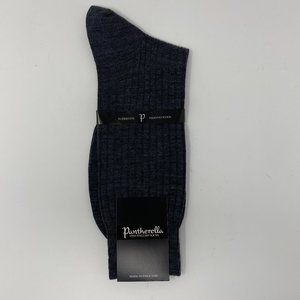 NEW pantherella grey superfine merino wool fine english mens socks #5796